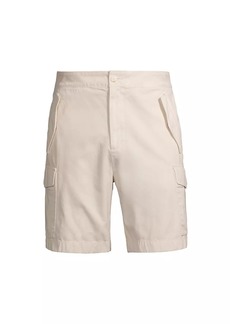 Vince Garment-Dyed Cotton Cargo Shorts
