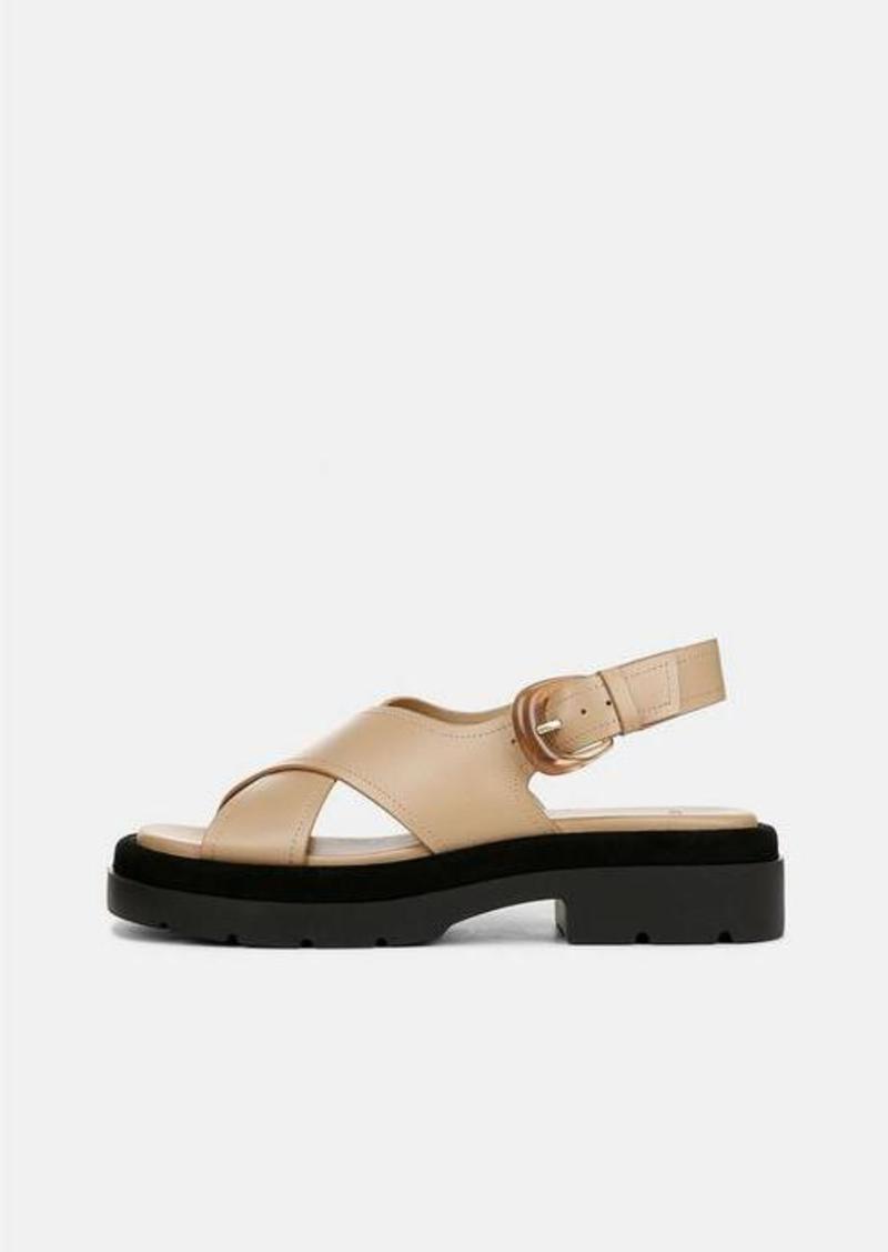 Vince Helena Leather Lug-Sole Sandal