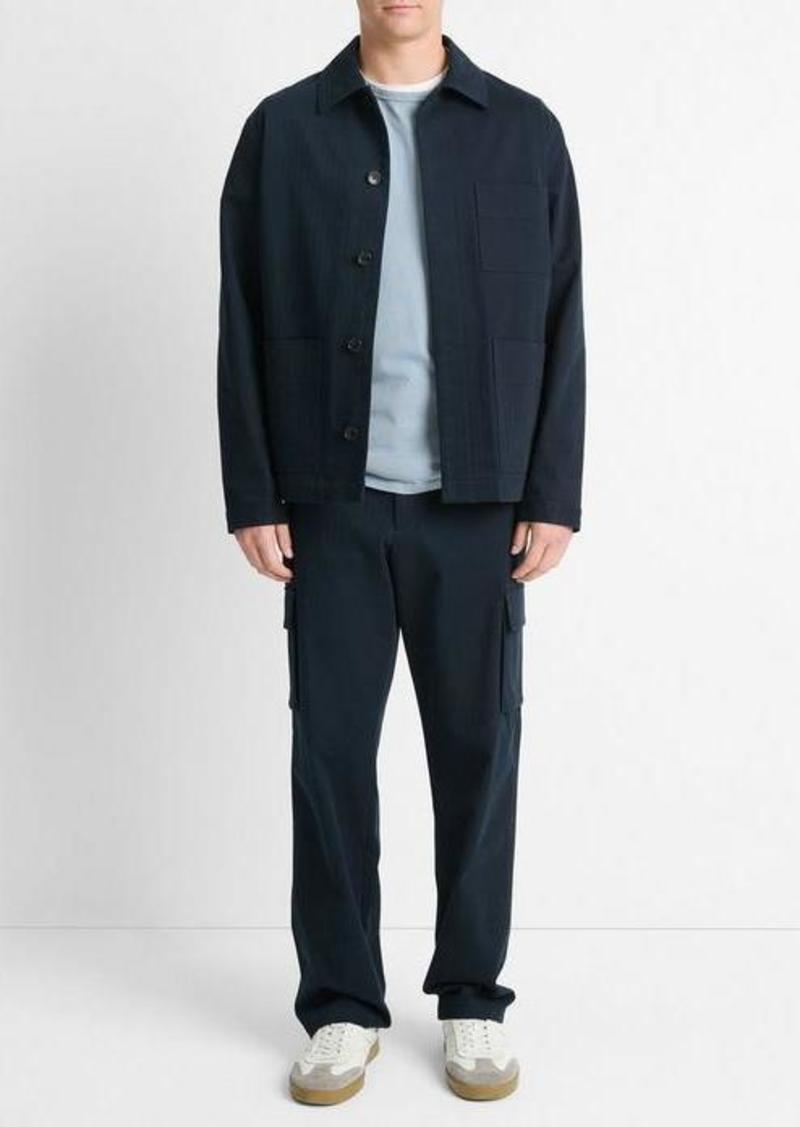 Vince Herringbone Cotton Chore Jacket