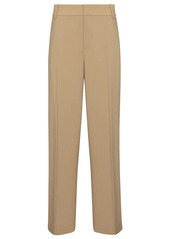 Vince High-rise wool-blend straight pants