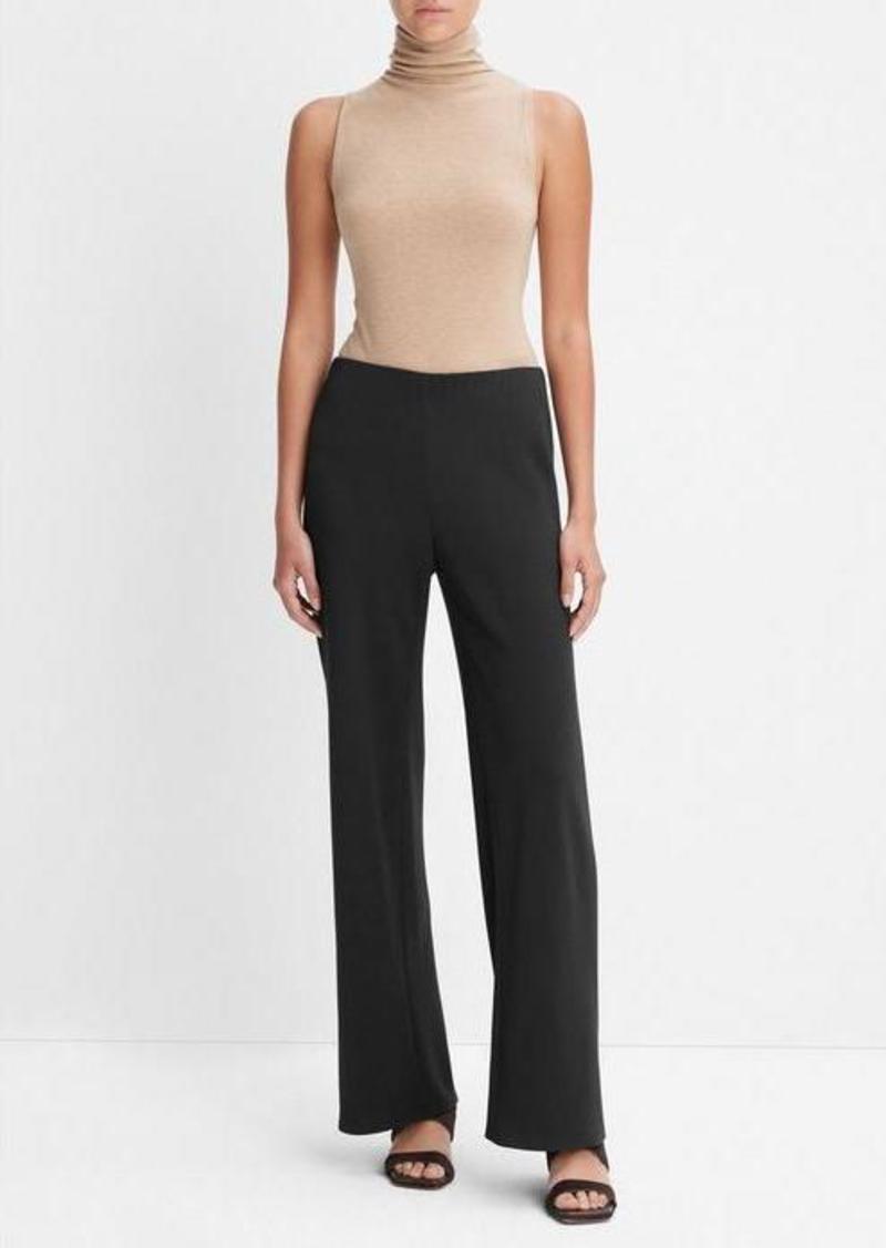 Vince High-Waist Crepe Bias Pant