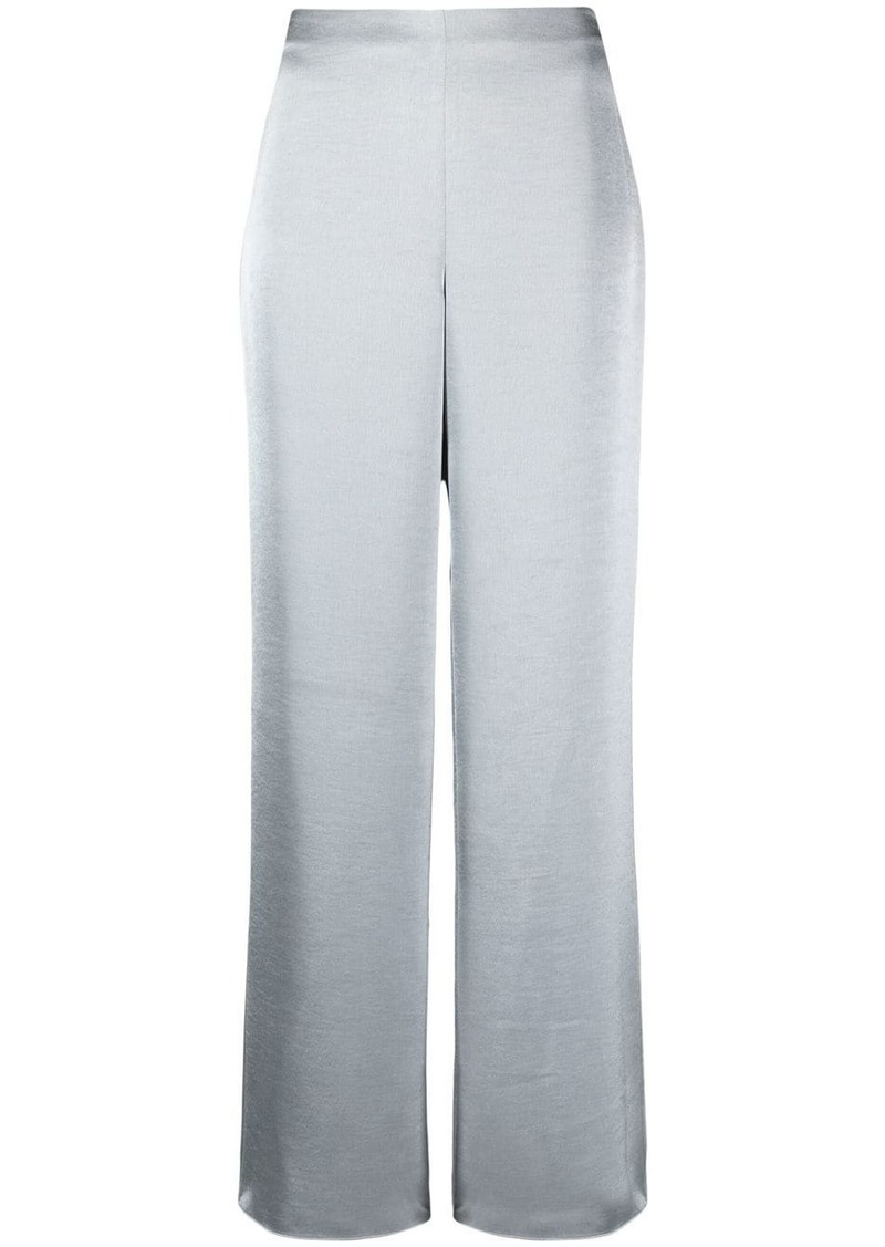 Vince high-waisted flared trousers