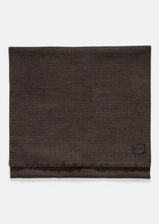 Vince Houndstooth Wool and Cashmere Double-Face Scarf