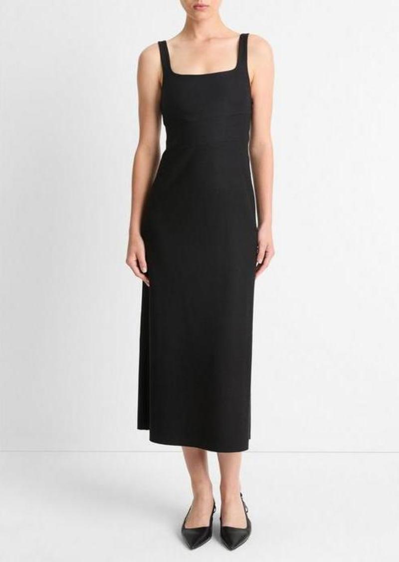 Vince Italian Wool-Blend Column Dress