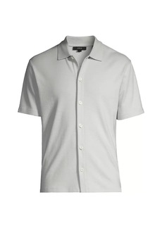 Vince Jacquard Button-Front Shirt