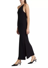 Vince Jewel Sphere One-Shoulder Maxi Dress