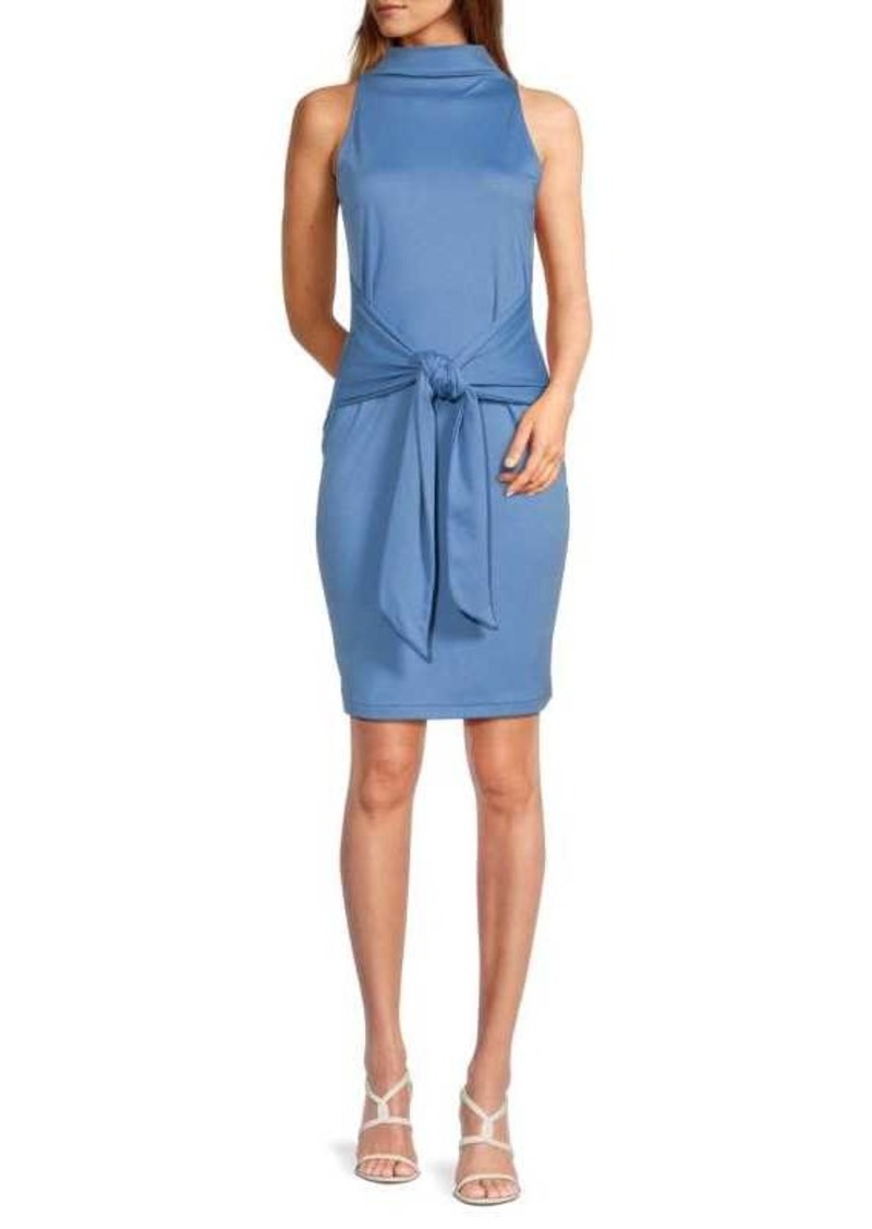 Vince Knot Pima Cotton Sheath Dress