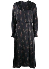Vince abstract floral print dress