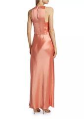 Vince Lean Satin Maxi Dress