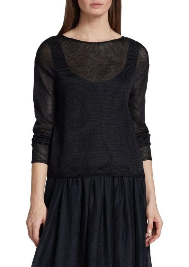 Vince Lightweight Boatneck Sweater