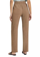 Vince Linen-Blend High-Rise Trousers