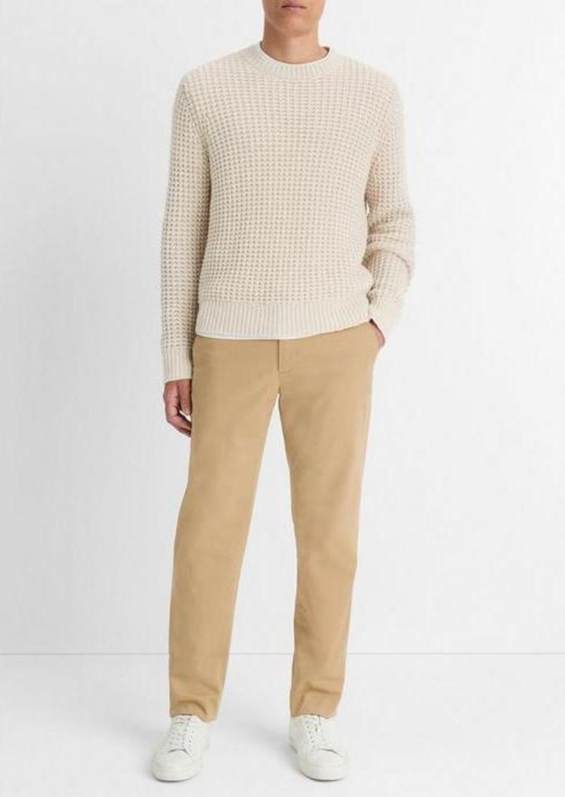 Vince Macro-Waffle Crew Neck Sweater