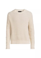 Vince Macro Waffle Knit Crewneck Sweater