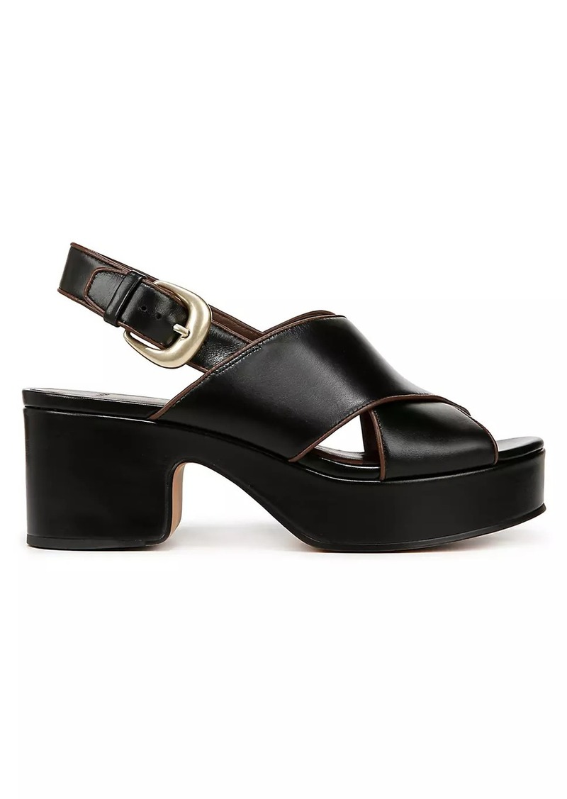 Vince Marlene 60MM Leather Platform Sandals