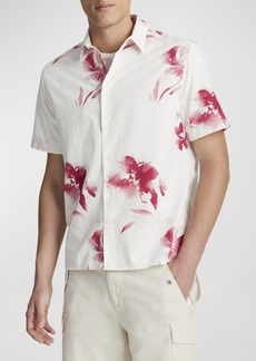 Vince Men's Faded Floral Sport Shirt