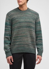 Vince Men's Marled Cashmere-Wool Sweater