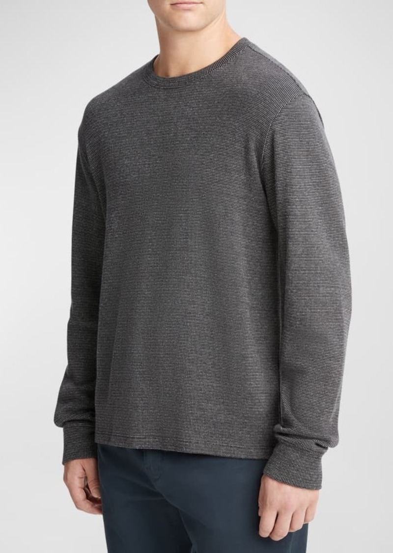 Vince Men's Textured Thermal Sweater