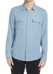 Vince Regular Fit Button-Up Shirt