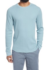 Vince Regular Fit Long Sleeve Thermal Top in Leche at Nordstrom