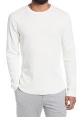 Vince Regular Fit Long Sleeve Thermal Top in Leche at Nordstrom