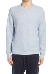 Vince Tuck Stitch Crewneck Pullover in Heather Morning Blue at Nordstrom