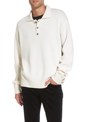 Men's Vince Wool & Cashmere Polo Sweater