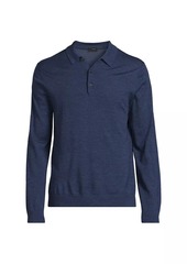 Vince Merino Wool Polo Sweater