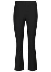 Vince Mid-rise cropped kick-flare pants