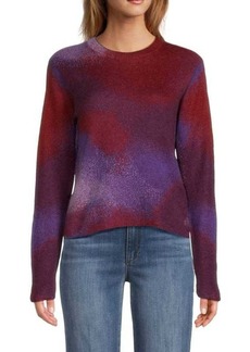 Vince ​Mohair & Wool Ombré Jacquard Sweater