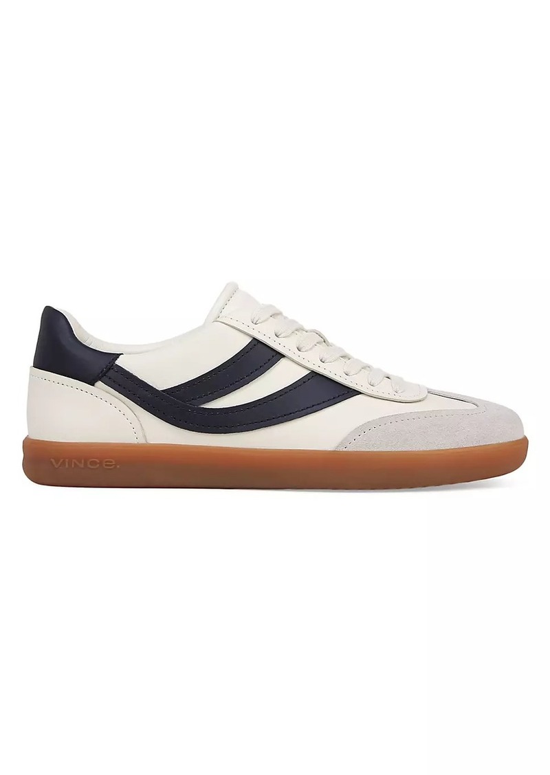 Vince Oasis Leather Low-Top Sneakers