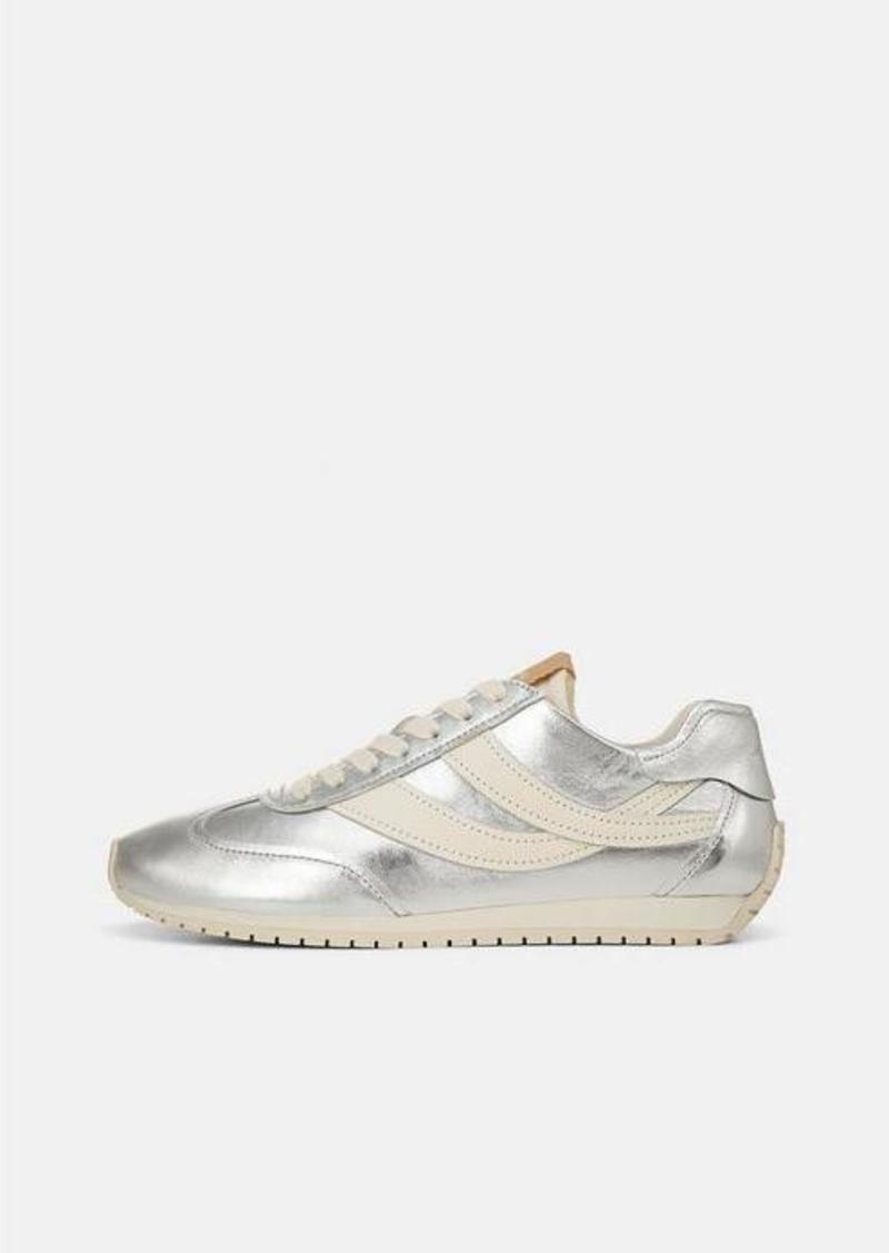 Vince Oasis Metallic Leather Runner Sneaker