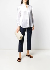 Vince open neck loose fit blouse