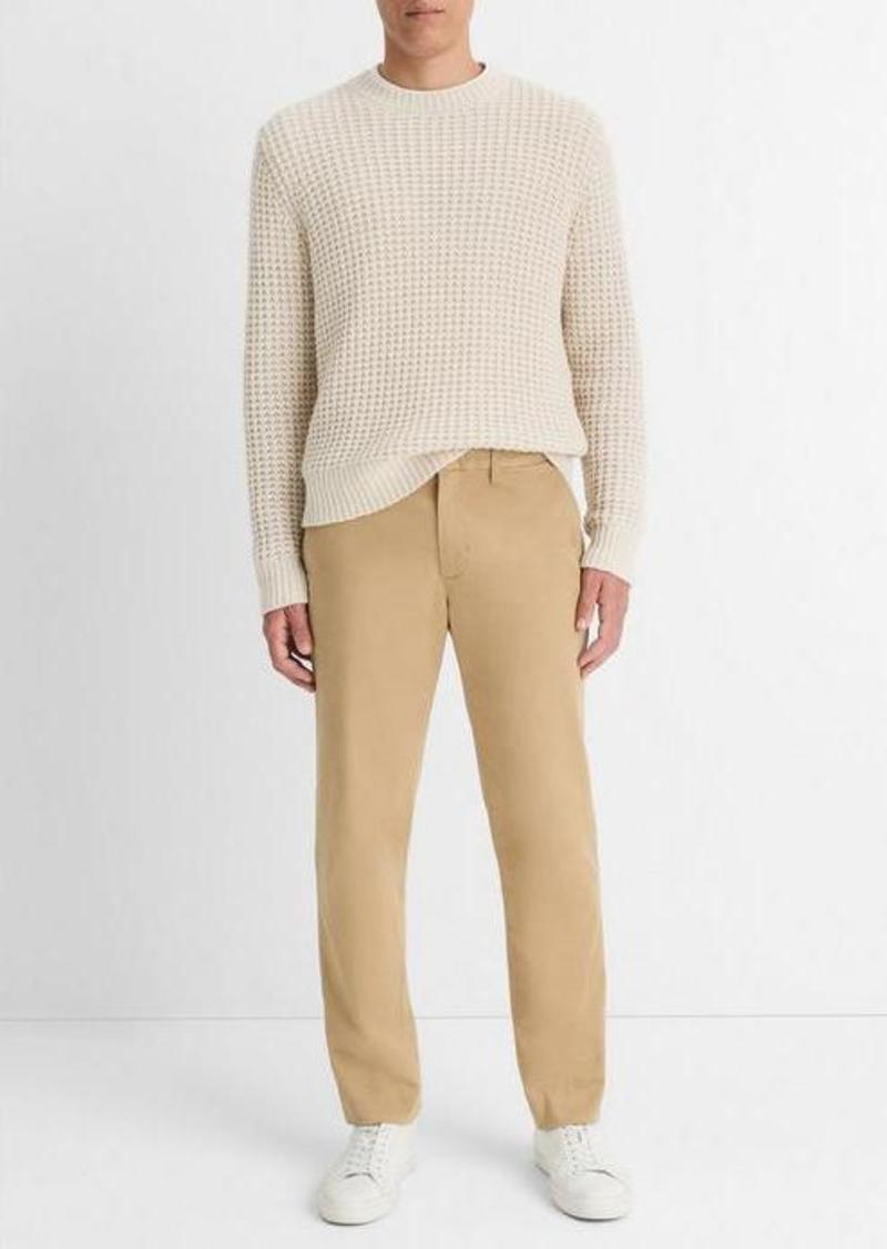 Vince Owen Athletic Peached Stretch-Cotton Pant