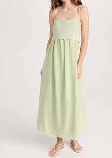 Vince Panelled Dress In Sweet Grass