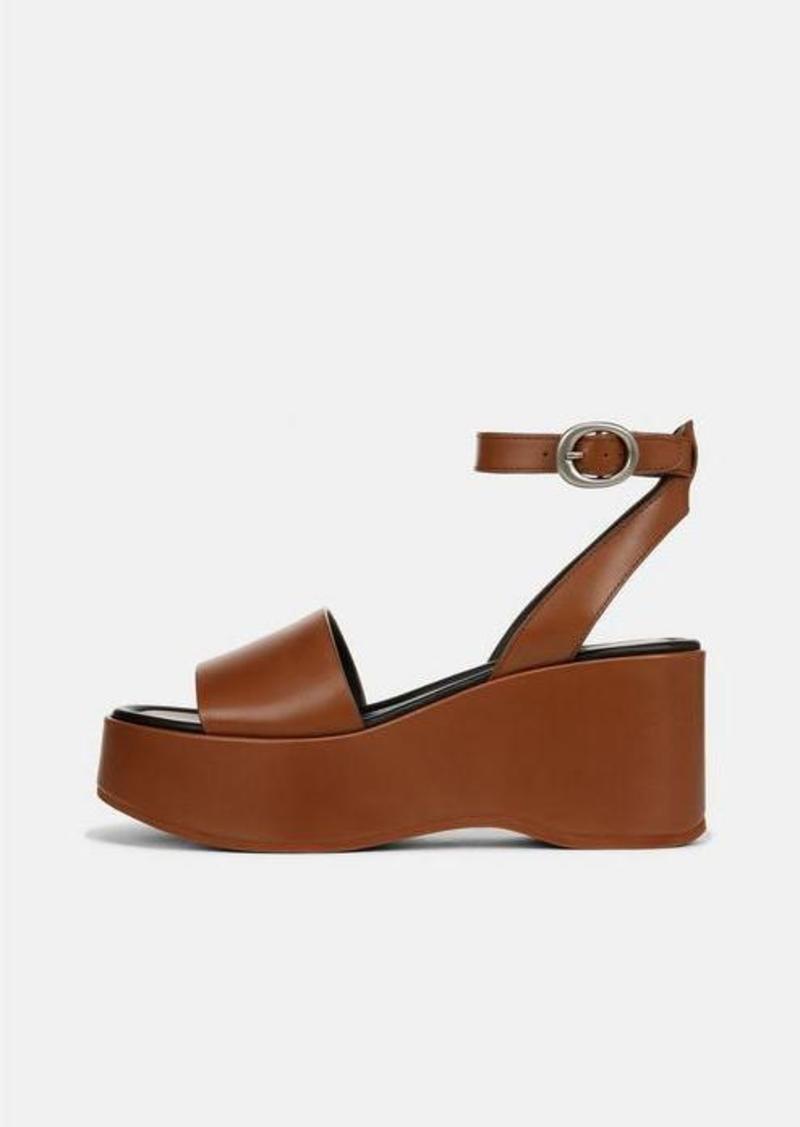 Vince Phillipa Leather Platform Sandal