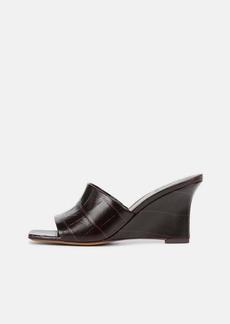 Vince Pia Leather Wedge Sandal