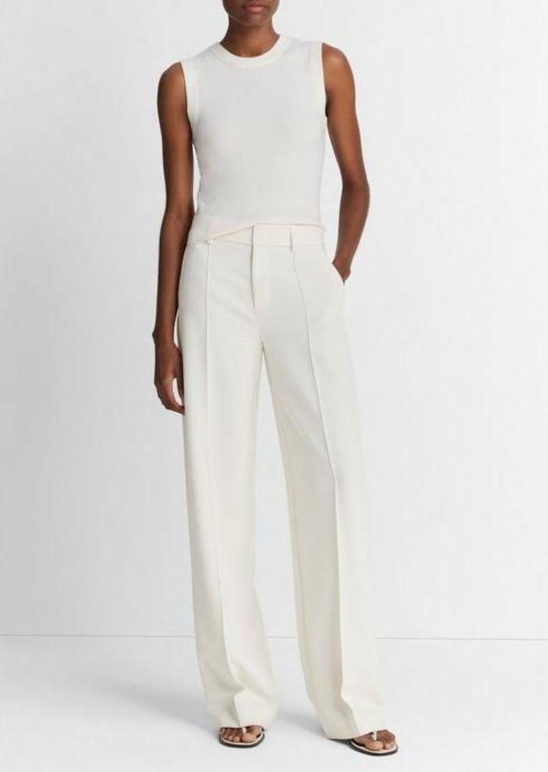 Vince Pintuck Wide-Leg Pant