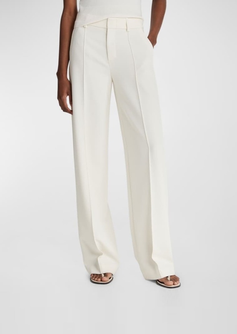 Vince Pintuck Wide-Leg Pants