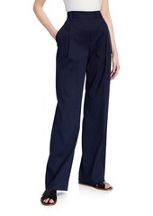 Vince Pleated Front Pull-on Pants