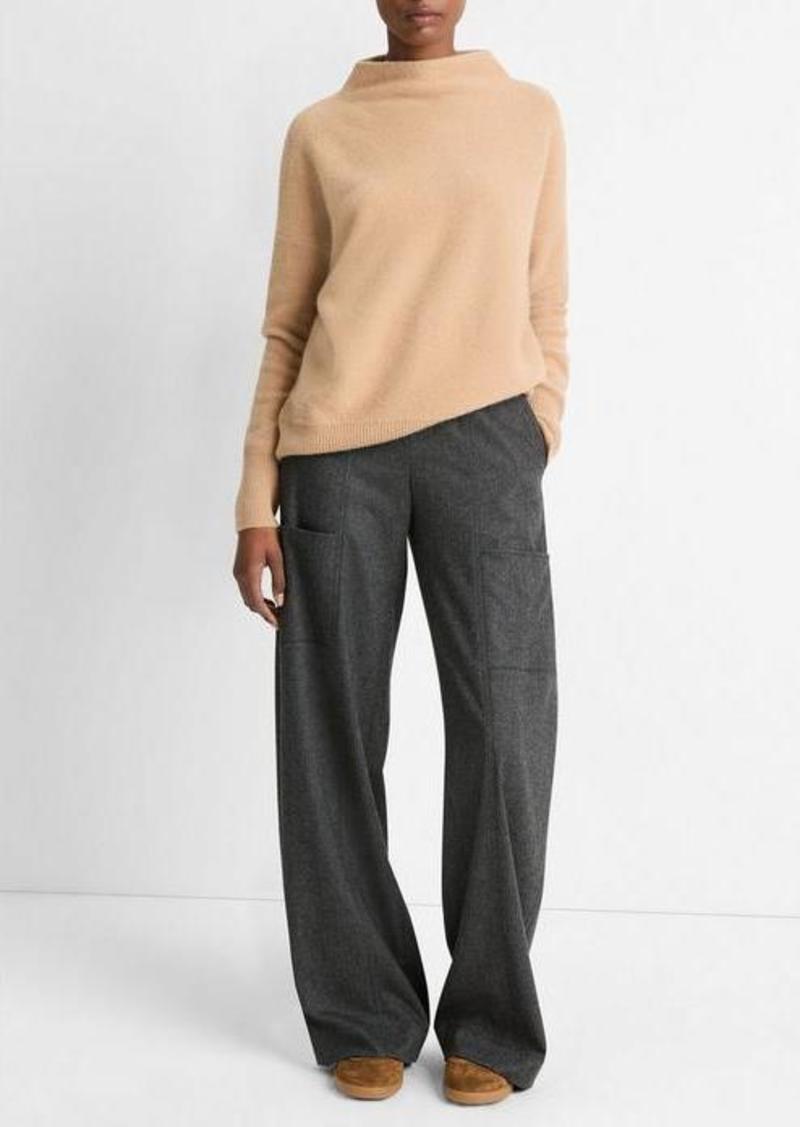 Vince Plush Cashmere Funnel Neck Sweater