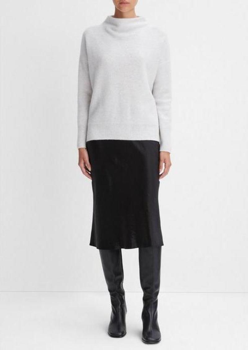 Vince Plush Cashmere Funnel Neck Sweater