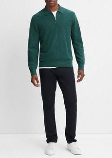 Vince Plush Cashmere Quarter-Zip Sweater