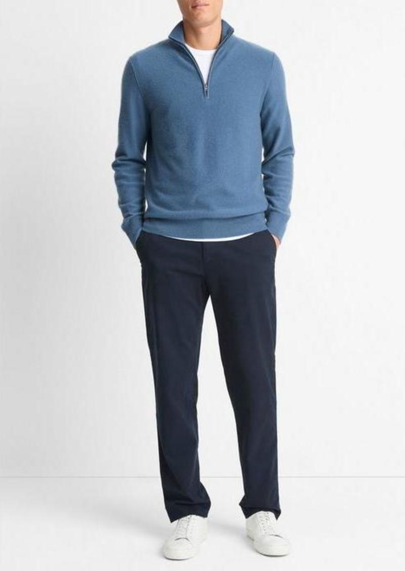 Vince Plush Cashmere Quarter-Zip Sweater