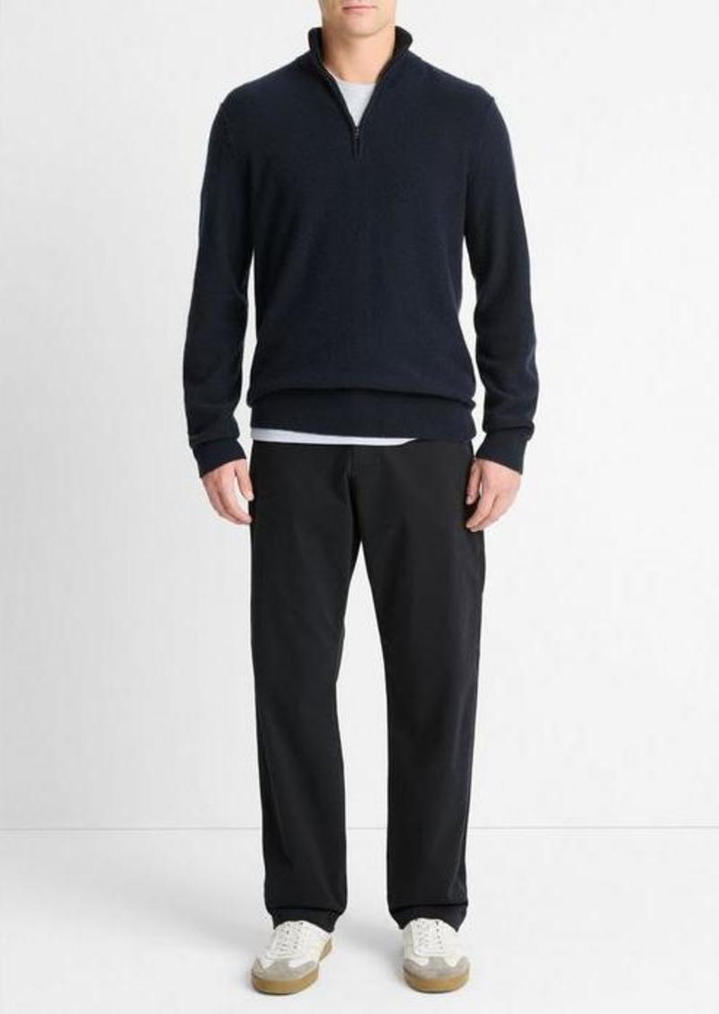 Vince Plush Cashmere Quarter-Zip Sweater