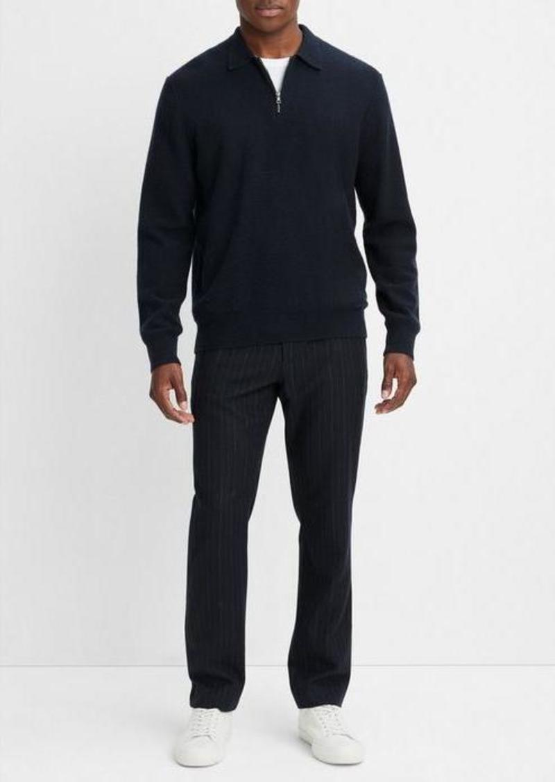Vince Plush Cashmere Quarter-Zip Sweater