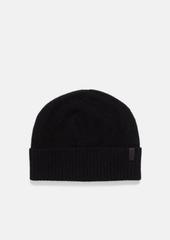 Vince Plush Cashmere Reverse-Knit Cuffed Hat