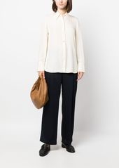 Vince pointed-collar long-sleeve shirt