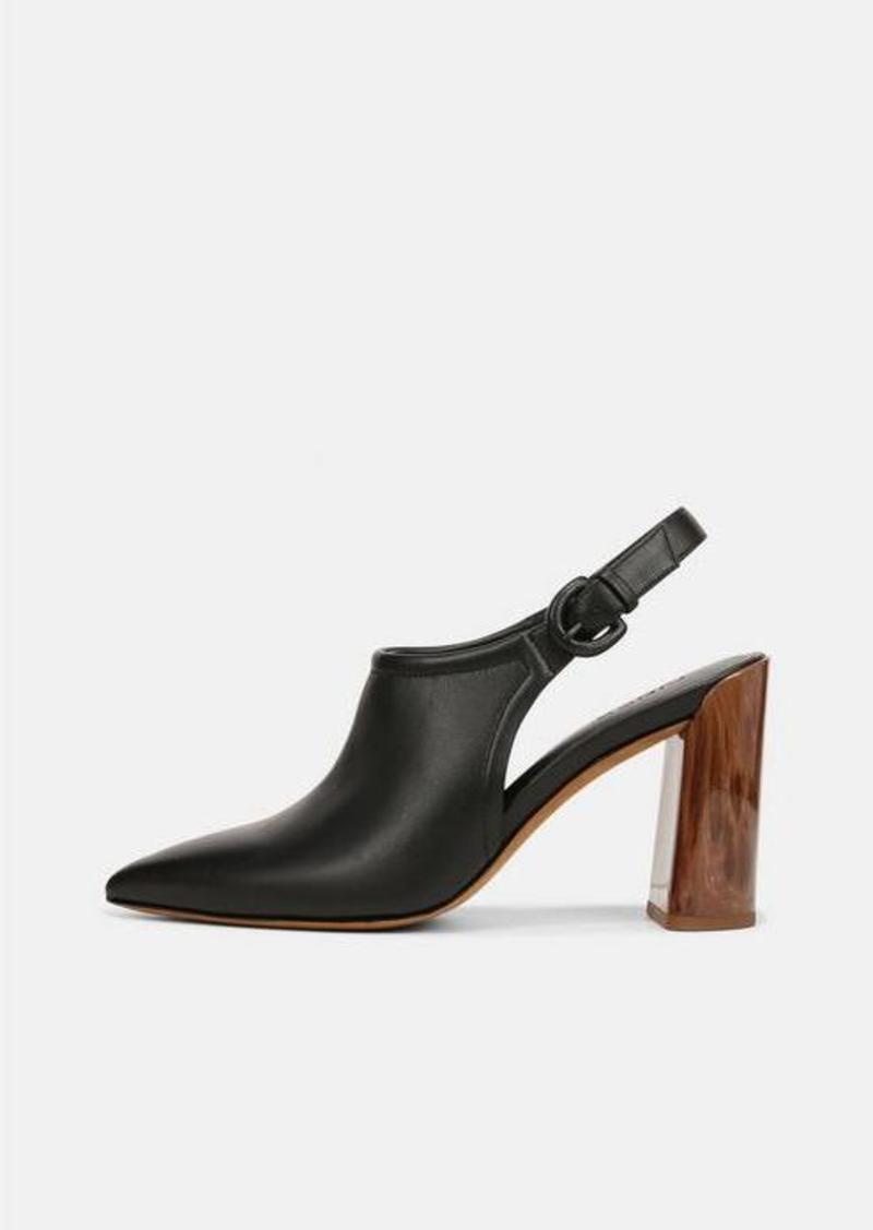 Vince Pyra Leather Slingback Mule