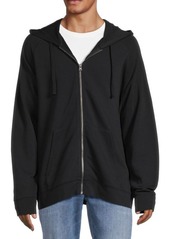 Vince Raglan Sleeve Zip Hoodie