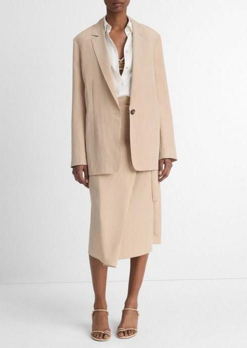 Vince Relaxed Textured Blazer